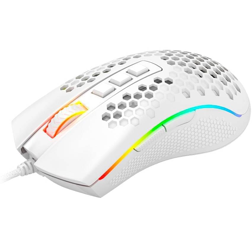 Mouse Redragon Storm Elite Rgb 16000 Dpi Blanco